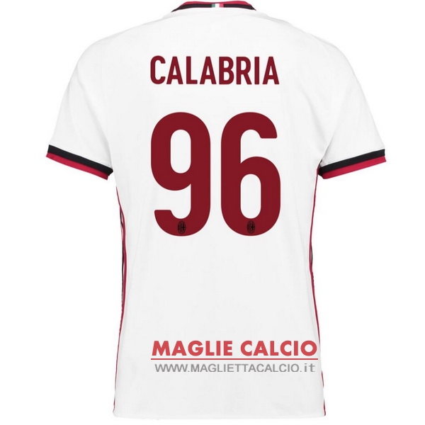 nuova maglietta ac milan 2017-2018 galabria 96 seconda